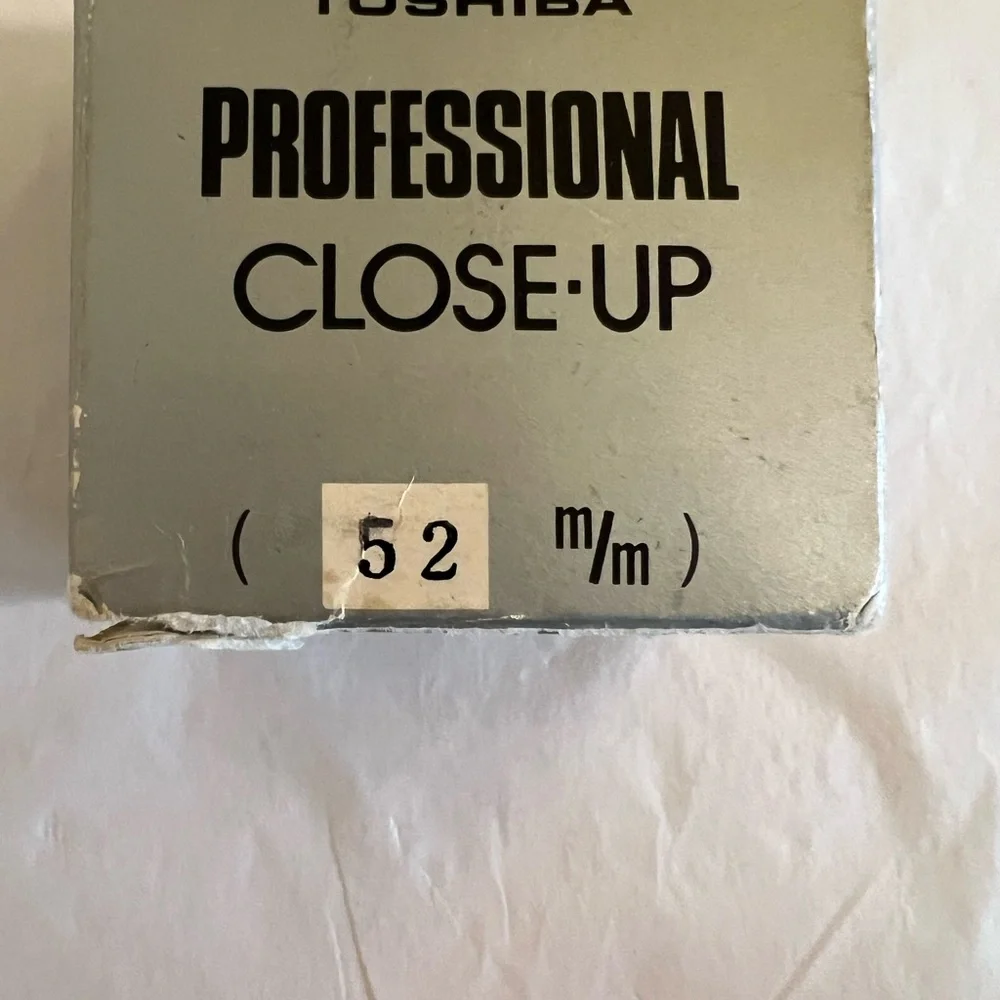 Vintage Toshiba Professional Close Up Camera Lens